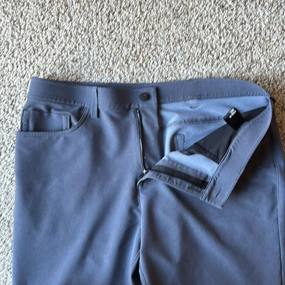 Public Rec Men’s Gray Workday 2.0 Tech Pants 5 Pocket 33